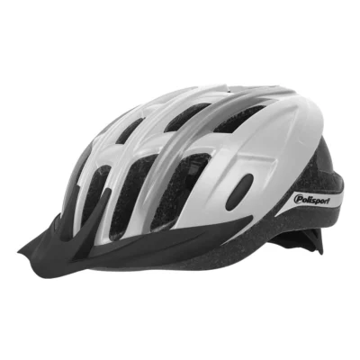 Fietshelm Polisport Ride-In M (54-58cm) - wit/grijs