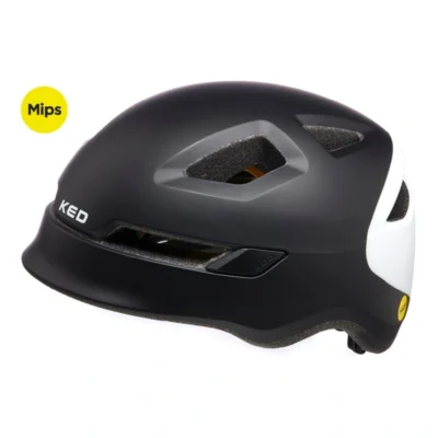 Fietshelm KED Pop Mips - small (48-52 cm) - black/white