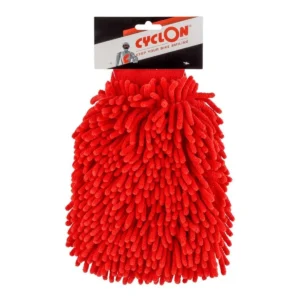 Microvezel washandschoen Cyclon - Rood