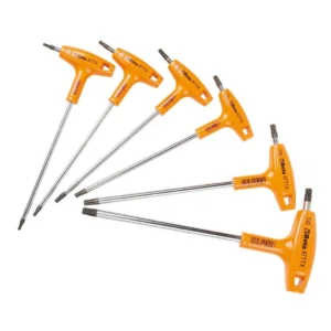 Torx stiftsleutelset Beta Tools 97TTX/S6 haaks - 6-delig