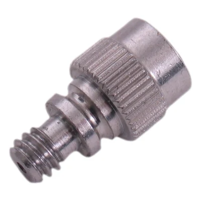 Oppompnippel Autoventiel (AV) met terugslagventiel - (per stuk)