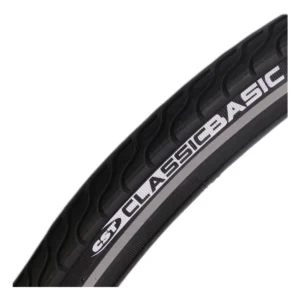 Buitenband CST Basic 26 x 1 3/8" / 37-590 mm - zwart met reflectie