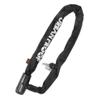 Kettingslot Urban Proof ø8mm x 100 cm met Art. 2 - goedkeuring - zwart