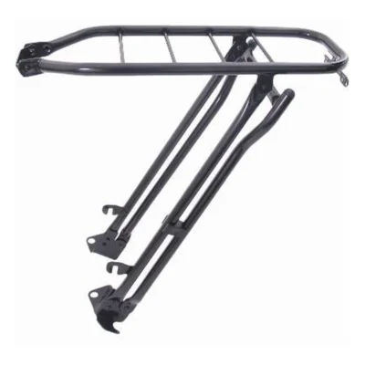 Achterdrager Steco 28" Tour met klapstandaard - zwart glans