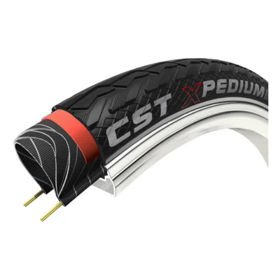 Buitenband CST Xpedium One 28 x 1 1/2" / 40-635mm - zwart met reflectie