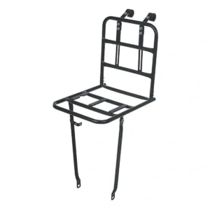 Voordrager Basil Front Carrier L 40 x 28 x 96 cm - mat zwart