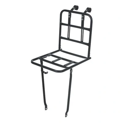 Voordrager Basil Front Carrier L 40 x 28 x 96 cm - mat zwart