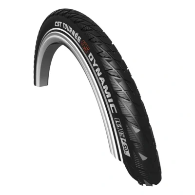 Buitenband CST Tournée Dynamic 28 x 1.40" / 37-622 mm - zwart met reflectie