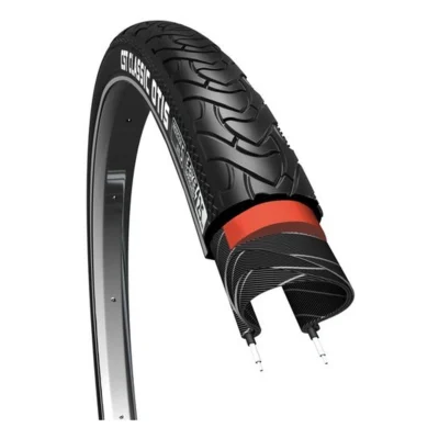 Buitenband CST Otis 28 x 1 3/8" / 37-622 mm - zwart met reflectie