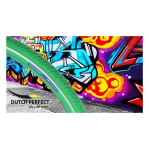 Buitenband Dutch Perfect 28 x 1 ½" / 40-635 no puncture - groen met reflectie