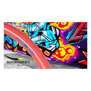 Buitenband Dutch Perfect 28 x 1 ½" / 40-635 no puncture - rood met reflectie