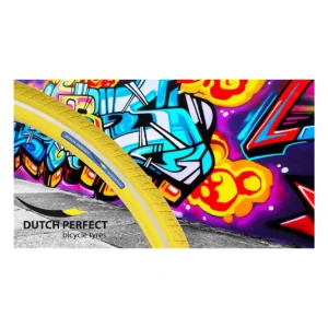 Buitenband Dutch Perfect 28 x 1 ½" / 40-635 No Puncture - Geel + Reflectie