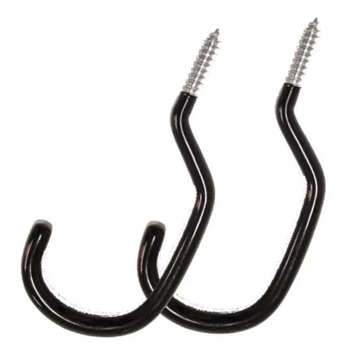 Ophanghakenset / Plafondhakenset Edge - zwart