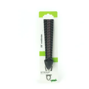 Triobinder Widek City Life met universele RVS beugel - zwart/grijs/rood (op kaart)