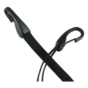 Snelbinder Quattro Widek Hanke met 4 binders en grote veiligheidshaak - 57 cm - zwart