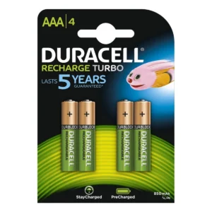 Batterij Duracell oplaadbaar AAA / HR03 NimH 1.2V - 750 mAh (4 stuks)