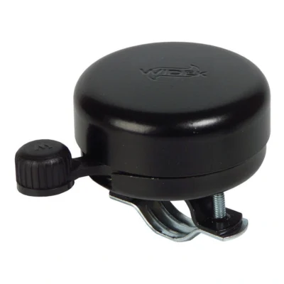 Fietsbel Widek staal - zwart gelakt (werkplaatsverpakking)