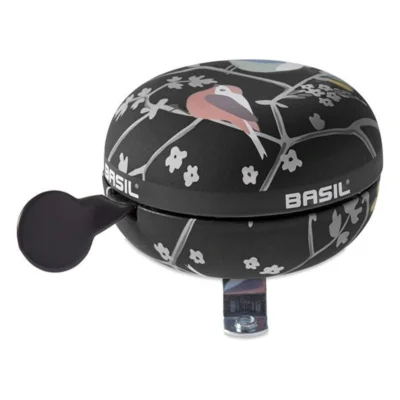 Fietsbel Basil Big Bell Wanderlust ø80mm - charcoal