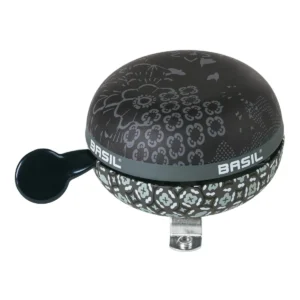Fietsbel Ding-Dong Basil Bohème ø80mm - black