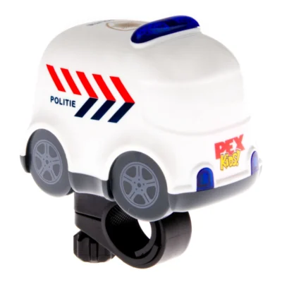Fietsbel met sirene en zwaailichten PexKids "politieauto Finn"