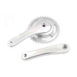 Crankstel Gazelle Linea - 38T - 170mm - aluminium - Zilver