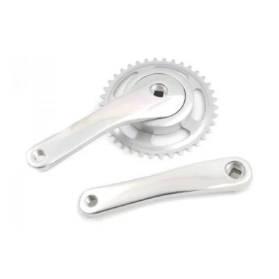 Crankstel Gazelle Linea - 38T - 170mm - aluminium - Zilver