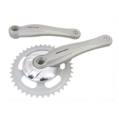 Crankstel Miranda Beta 1 voor Gazelle - 38T - 170mm  - Zilver