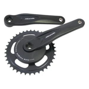 Crankstel Miranda Alfa 1 - 38T - 170mm -  3/32" - Zwart