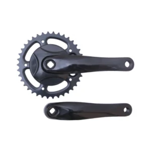 Crankstel - 38T - 170mm - aluminium - Zwart