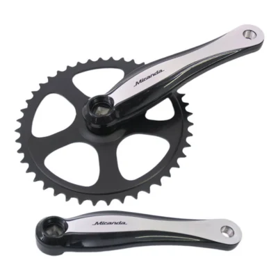 Crankstel Miranda Beta 1+ - 44T - 170mm - 3/32" - aluminium - Zwart