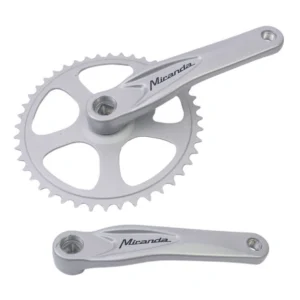 Crankstel Miranda Alfa 1 - 44T - 170mm - 3/32" -  Zilver