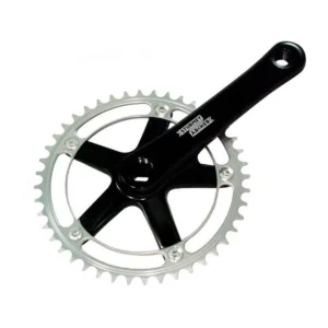 Crankstel Sturmey Archer FCT64 - 44T - 170mm - 1/8" - Zwart / zilver