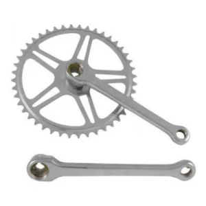 Crankstel Vinty - 44T - 170mm - 1/8" - Chroom