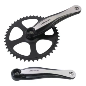 Crankstel Miranda Beta 1+ - 46T - 170mm - 3/32" - aluminium - Zwart