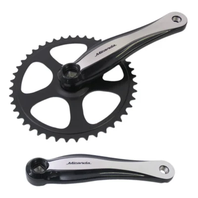 Crankstel Miranda Beta 1+ - 46T - 170mm - 3/32" - aluminium - Zwart