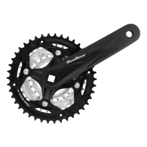 Crankstel SunRace FCM600 - 42-32-22T - 170mm - 3/32" - Zwart