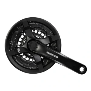 Crankstel Shimano Tourney FC-TY501 - 6/7/8 Speed - 48-38-28T - 170mm - Zwart