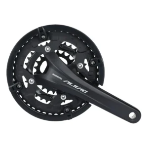 Crankstel Shimano Alivio FC-T4060 - 9 Speed - 44-32-22T - 175mm - Zwart