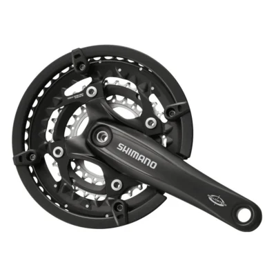 Crankstel Shimano Trekking FC-T521 - 3x10 Speed Octalink - 44-32-24T - 175mm - Zwart