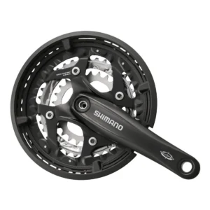 Crankstel Shimano Trekking FC-T521 - 3x10 Speed Octalink - 48-36-26T - 175mm - Zwart