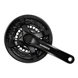 Crankstel Shimano Tourney FC-TY501 - 6/7/8 Speed - 48-38-28T - 175mm - Zwart