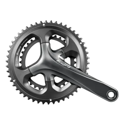 Crankstel Shimano Tiagra FC-4700 - 2x10 Speed - 52-36T - 172,5mm - met holle as - Zwart