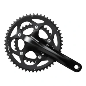 Crankstel Shimano Road FC-RS400 - 2x10 Speed - 50-34 - 175mm - met holle as - Zwart