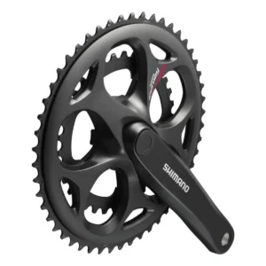 Crankstel Shimano Tourney FC-A070 Compact - 7/8 Speed - 50-34T - 170mm - Zwart