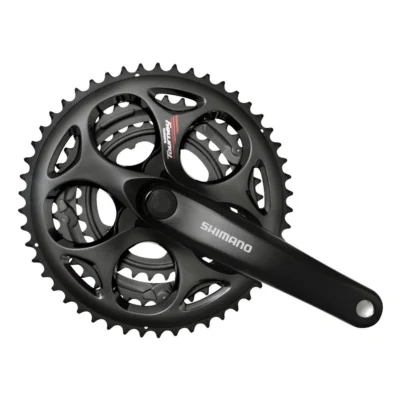 Crankstel Shimano Tourney FC-A073 - 7/8 Speed - 50-39-30T - 170mm - Zwart