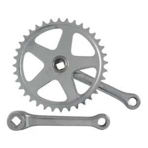 Crankstel Vinty - 36T - 130mm - 1/8" - Zilver