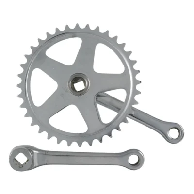 Crankstel Vinty - 36T - 130mm - 1/8" - Zilver