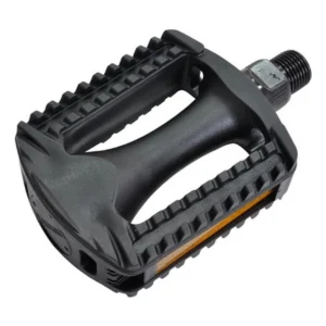 Pedaalset voor kinderfiets Marwi 695K kunststof met reflectors - zwart (blisterverpakking)