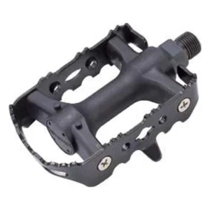 Pedaalset Marwi SP-931S kunststof met stalen frame - zwart (blisterverpakking)