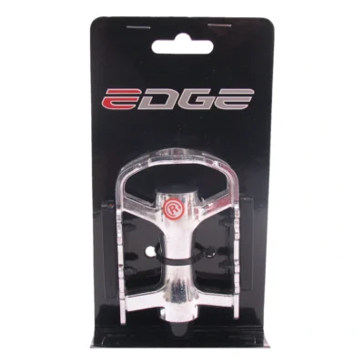 Pedaalset MTB/Trekking Edge Luxe aluminium - zilver